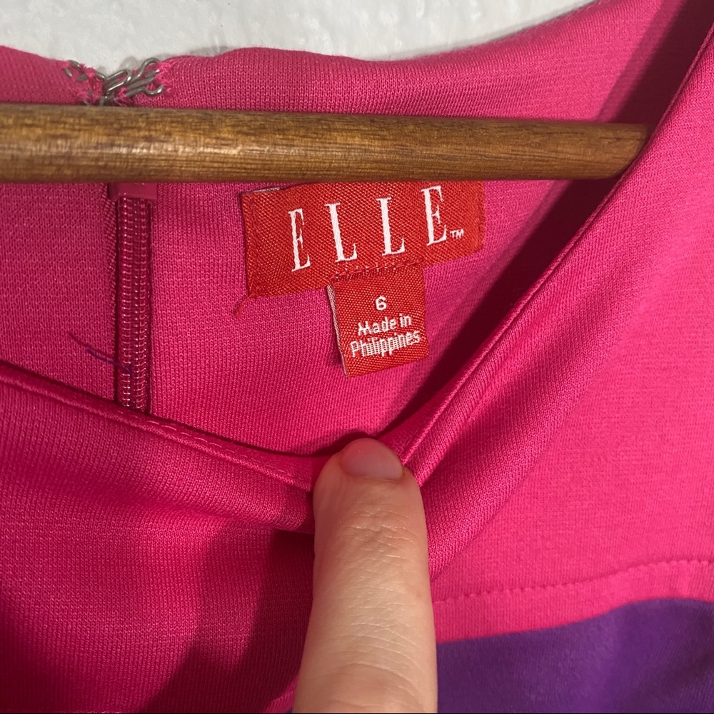 Elle | Color Block Dress - Picture 5 of 6